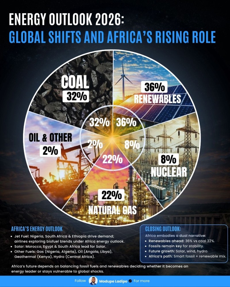 Energy Outlook 2026: Global Shifts and Africa's Rising Role